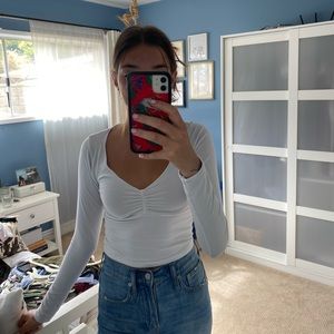 white brandy melville long sleeve